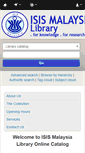 Mobile Screenshot of isis.koha.my